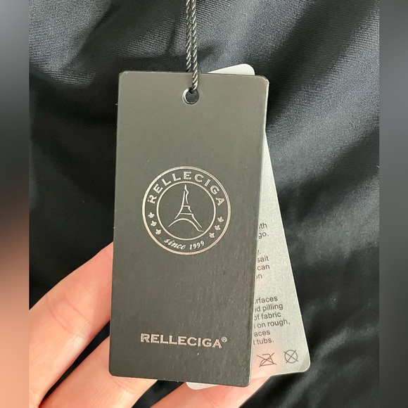 RELLECIGA : Black One-Piece Swimsuit - Picture 8 of 10